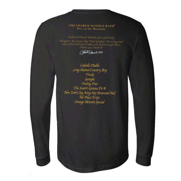 NEW! 'Fire on the Mountain' 50th Anniversary Long Sleeve Tee