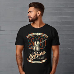 PRE-ORDER! - Charlie Daniels 90 Black Tee