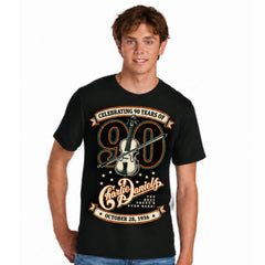 NEW! - Charlie Daniels 90 Black Tee