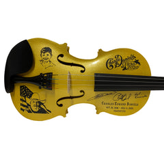 *ONE LEFT* Charlie Daniels Life Fiddle - Limited Edition Numbered "Gold" Fiddle Includes Autographed Book!