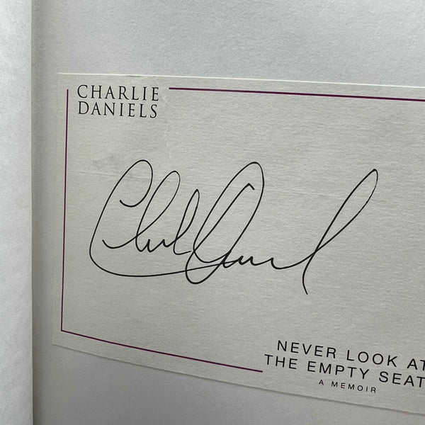 *UNEARTHED* Limited Supply! Autographed Never Look at the Empty Seats: A Memoir - Bookplate