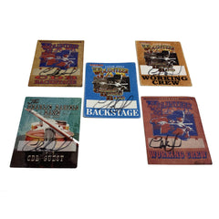 *UNEARTHED* Limited Supply! - Five-Pack of Signed Vintage Backstage Passes