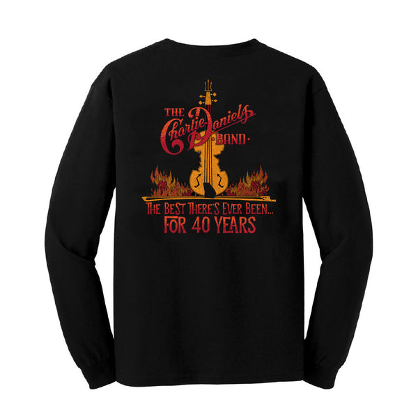CLOSEOUT! 9 Line "TDWDTG" 40th Anniversary Long Sleeve T-Shirt