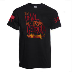 CLOSEOUT! 9 Line "The Devil Went Down to Georgia" Short Sleeve Tee