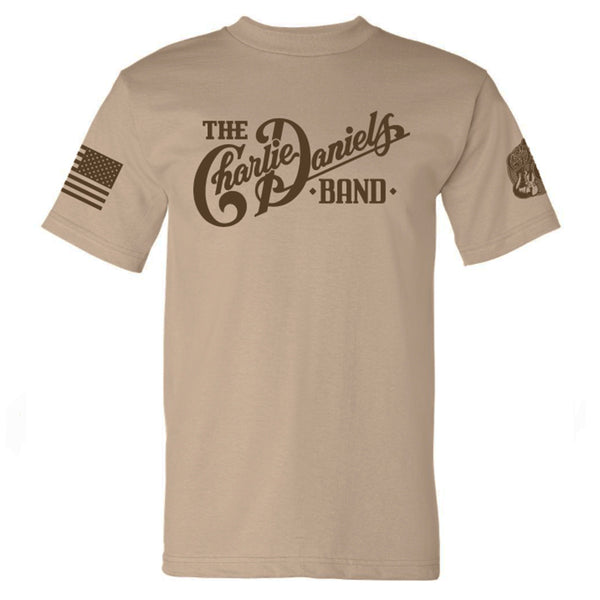CLOSEOUT! Desert Sand Military Tee – Charlie Daniels Band Official Store