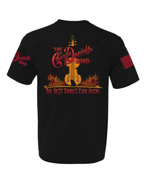9 Line "The Devil Went Down to Georgia" Short Sleeve Tee