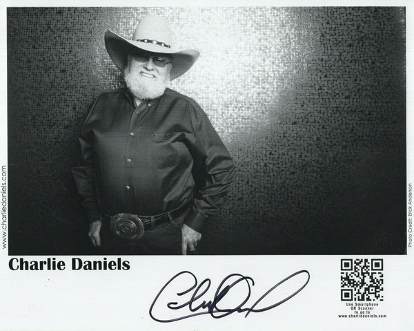LIMITED SUPPLY! Autographed Charlie Daniels  8 x 10